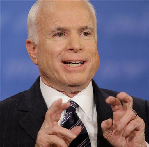 McCain, airquoting 